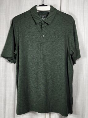 Gerry Weber Men’s Heathered Forest Green Polo